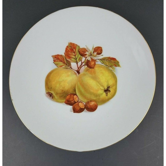 Bareuther Waldsassen Bavaria Germany Fruit Dessert Vintage Plates 6 Assorted 7in - Picture 10 of 12